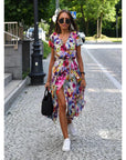 Audrey - Elegant Dress with V-Neck and Shaping Design