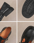 Mattea | Elegant Mary Janes Made Of Leather
