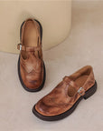 Mattea | Elegant Mary Janes Made Of Leather