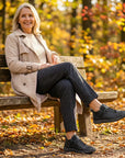 Gisela - Comfortable orthopedic shoes with leather effect