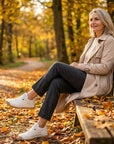 Gisela - Comfortable orthopedic shoes with leather effect