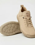 Gisela - Comfortable orthopedic shoes with leather effect