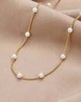 Timeless Pearl Gold Necklace