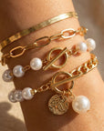 Luxe Layered Pearl Bracelet Set
