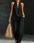 Mary™ | Comfortable Minimalist Denim Two-Piece Set