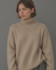 Rachel | Women’s Winter Oversized Turtleneck Knit Sweater