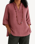 Katherine | Women’s Casual Linen Tunic Top