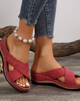 Comfora™ | Light and stable wedge sandals for all-day comfort