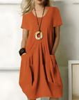 Céline™ — Flowing Elegant Dress with a Sublime Belly