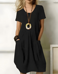 Céline™ — Flowing Elegant Dress with a Sublime Belly