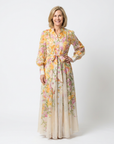 Cressida | Floral Sheer Long Sleeve Maxi Dress