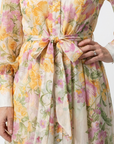Cressida | Floral Sheer Long Sleeve Maxi Dress