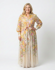 Cressida | Floral Sheer Long Sleeve Maxi Dress