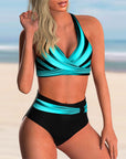 Liliana - Bikini set with cut-out and print
