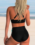 Liliana - Bikini set with cut-out and print