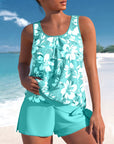 Megan  | Women Summer Tankini Two Piece Swimsuit