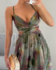Sarah | Long dress with charming floral print