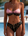 Bikini Geometric Lines Gradient