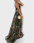 Annai Maxi Dress in Knit - Elegant and Shaping