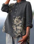 Vivienne | Women’s Vintage Floral Pattern Casual Shirt