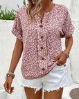 Wolena | Wildflower Notch Blouse