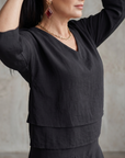 River | Layered Top Wide Leg Set