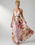 Amiel | Light Floral Maxi Dress