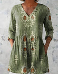 Everly | Long Blouse with V-Neck
