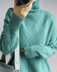 Jamie | Women’s Winter Turtleneck Knit Sweater