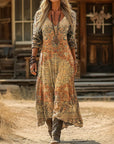 Evelyn | Vintage-Inspired Long Sleeve Casual Dress