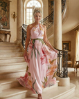 Amiel | Light Floral Maxi Dress