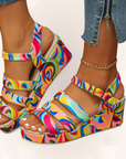 Allison | Platform Ankle Strap Sandals