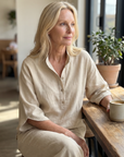 Amity | Button Front Relaxed Tunic Trouser Set