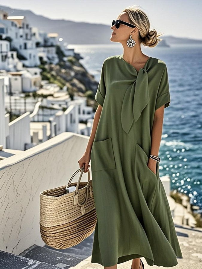 Mireille™ — Flowing and Summery Cotton Dress