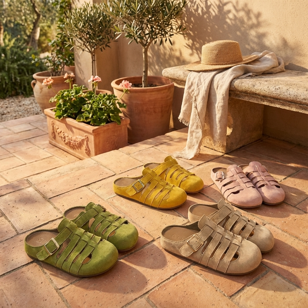Clara | Comfortable Open Slippers without Closure