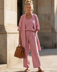 Yael | Three Piece Relaxed Top Pant Set