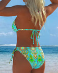 Colorful Bikini Halter Print