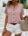 Wolena | Wildflower Notch Blouse