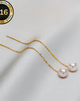 Long Tassel Pearl Earrings