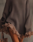 Nina | Ruffled Knit Dress