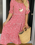 Noémie™ — Elegant Natural Midi Dress