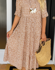 Noémie™ — Elegant Natural Midi Dress