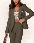 Isabella | Women’s Two Piece Tailored Blazer Suit Set