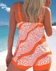 Paige | Vibrant Floral Tankini Set