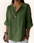 Evelyn | Relaxed V-Neck Top