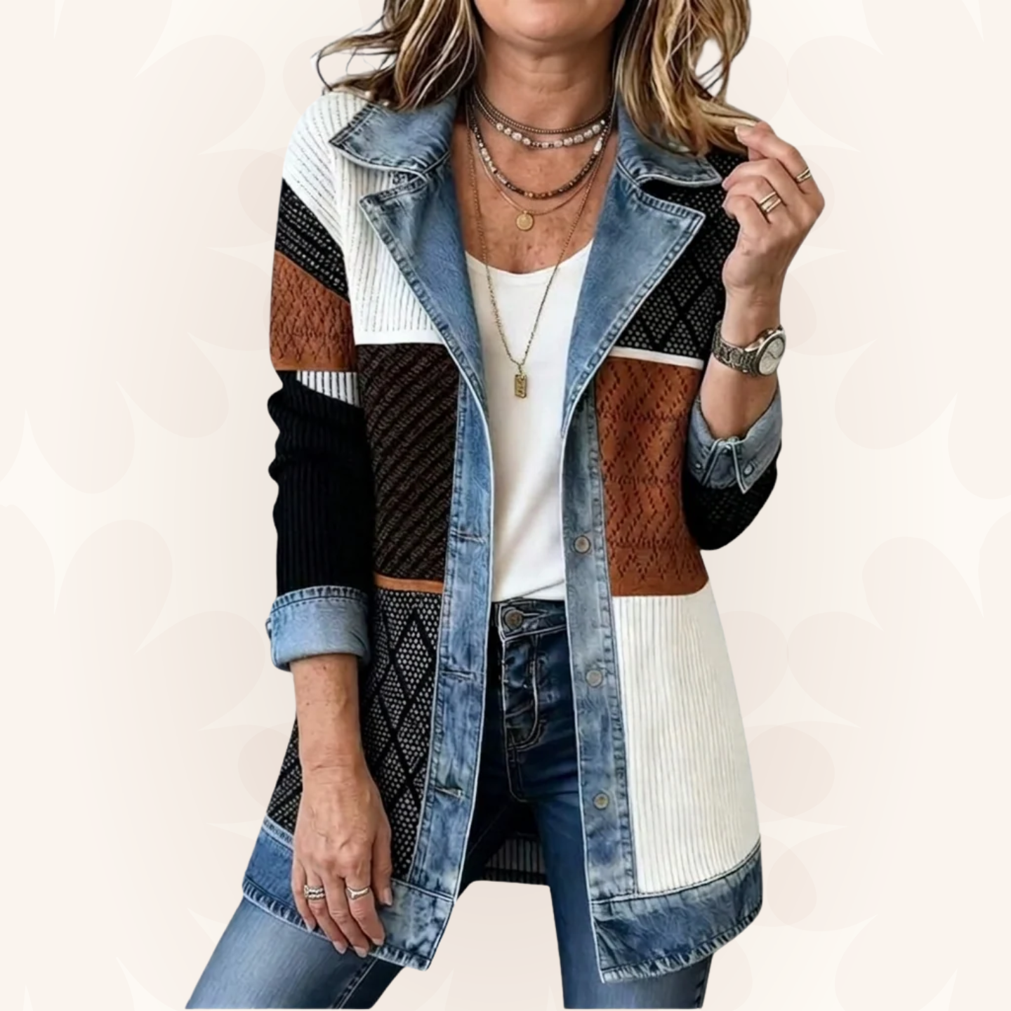 Teagan | Mixed Jacket
