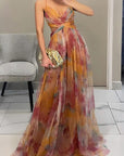 Sarah | Long dress with charming floral print
