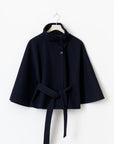 Erica | Women’s Winter High Collar Belted Coat