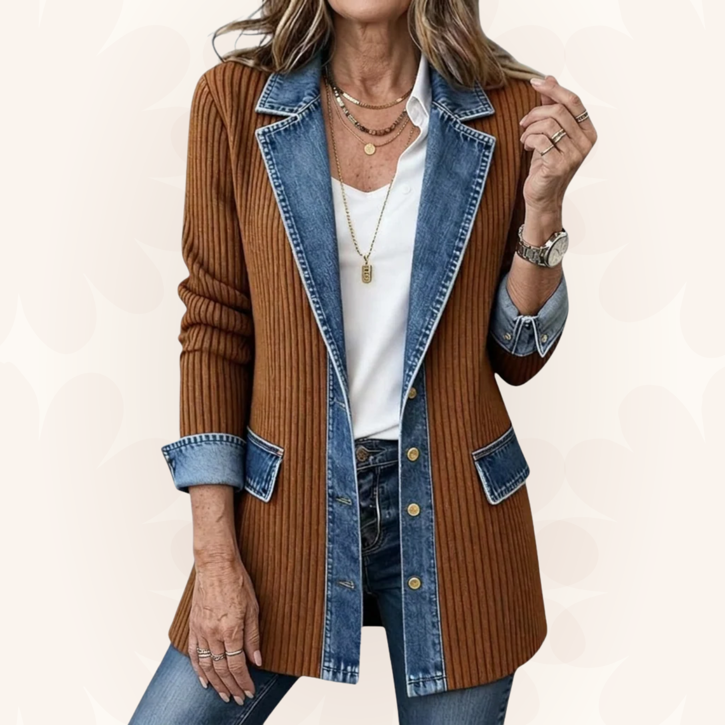 Teagan | Mixed Jacket