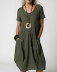 Céline™ — Flowing Elegant Dress with a Sublime Belly